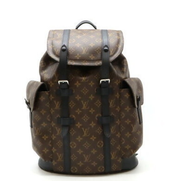 Louis Vuitton Monogram Macassar Christopher Backpack Shoulder Bag - Picture 1 of 9